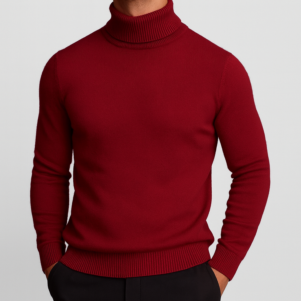 Klassischer Rollkragenpullover für Herren Ignazio – Bild 6