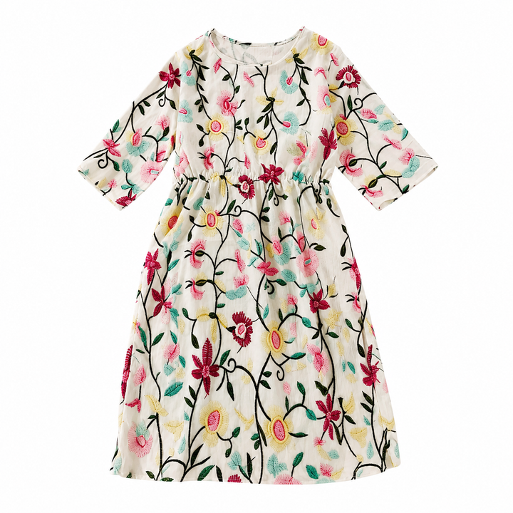 Rebecca | Damen Blumenmuster Kleid
