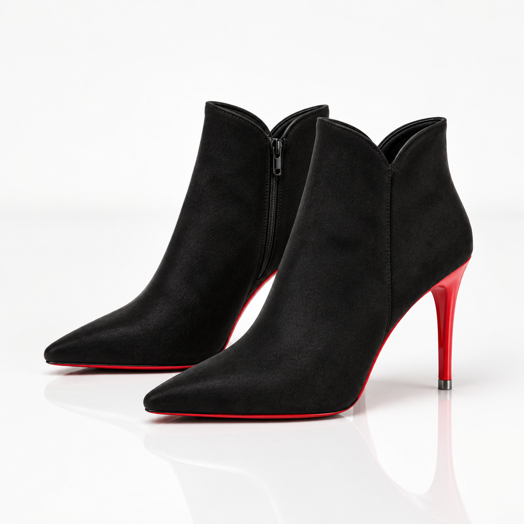 Scarlett | Wildleder Stiefeletten mit Absatz
