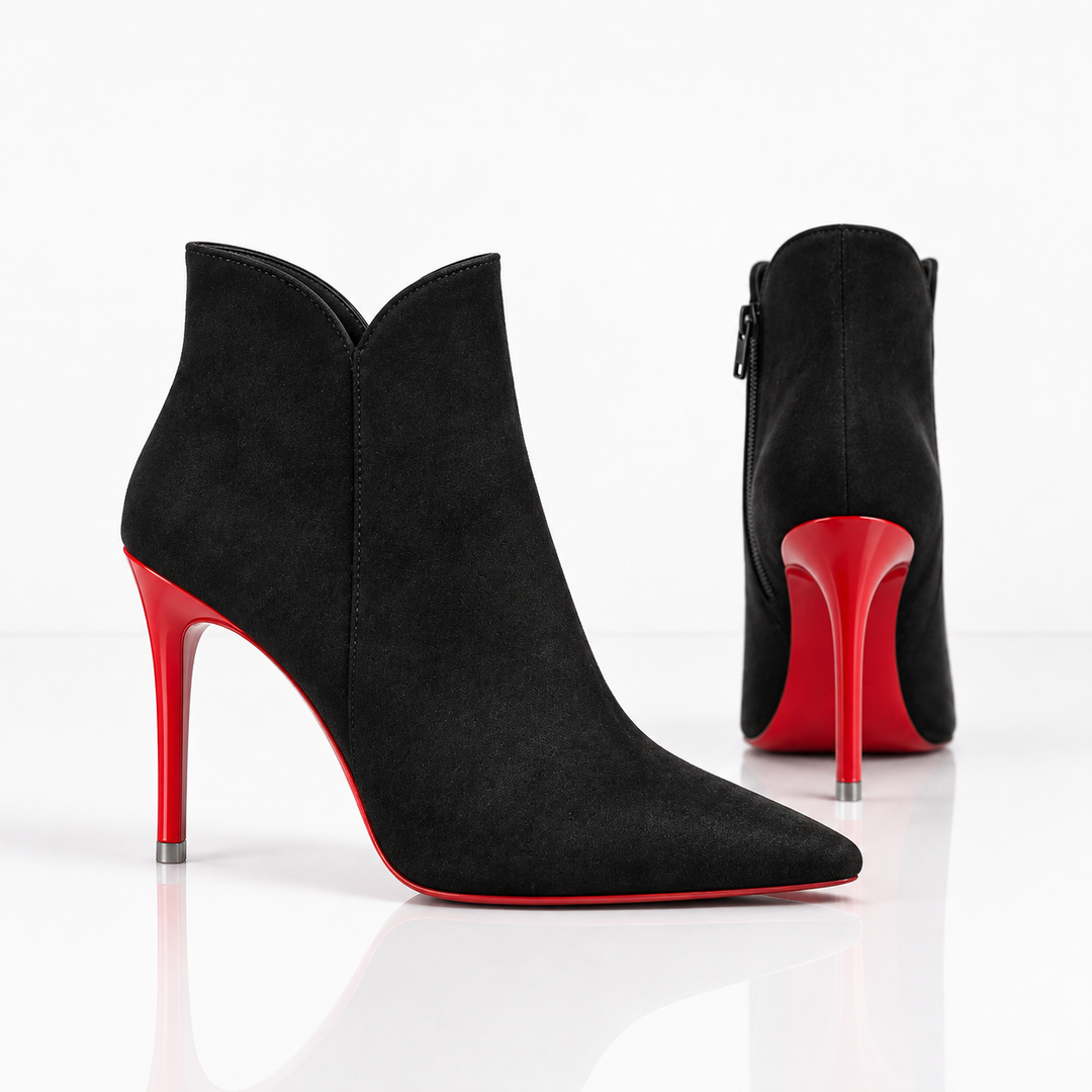 Scarlett | Wildleder Stiefeletten mit Absatz