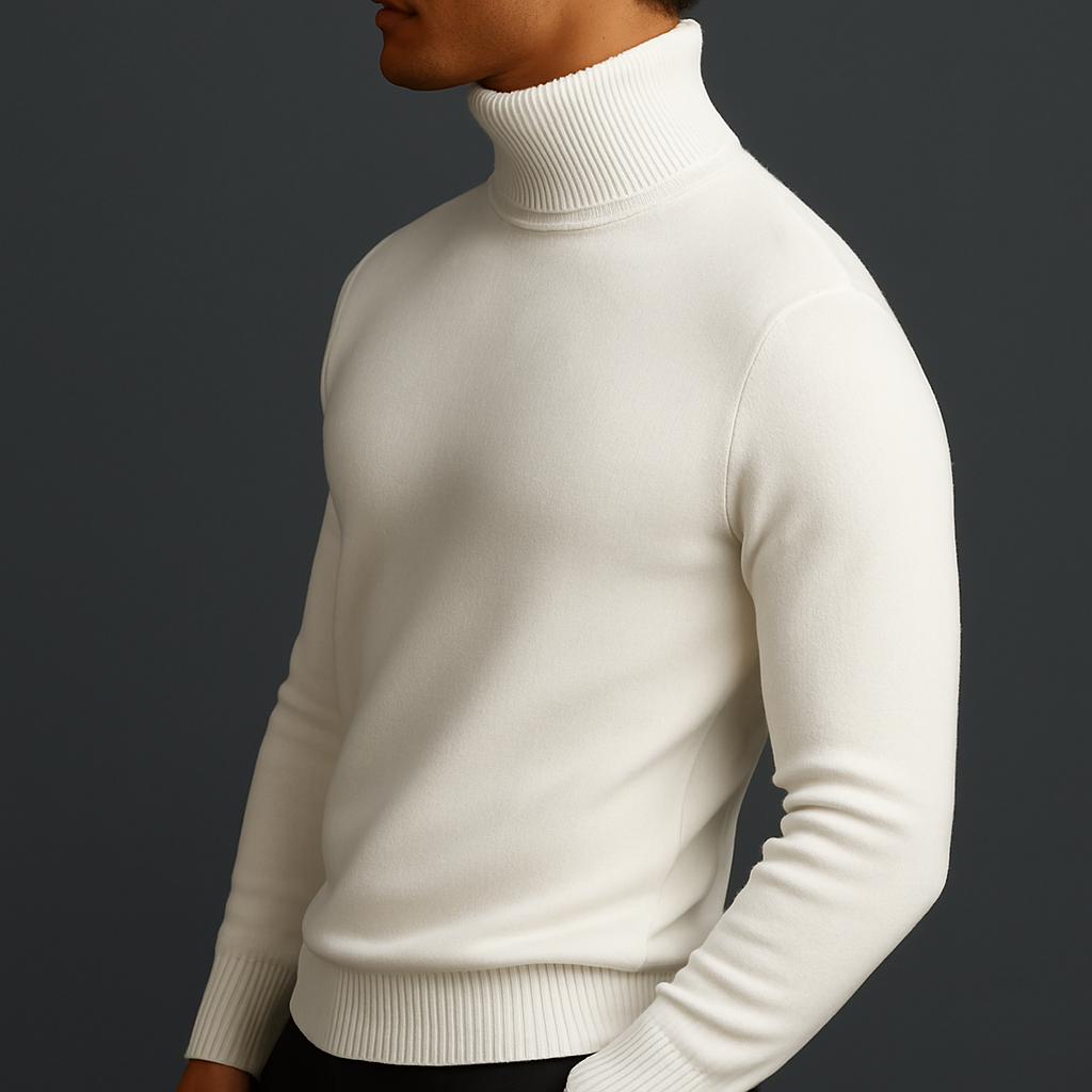 Klassischer Rollkragenpullover für Herren Ignazio – Bild 8