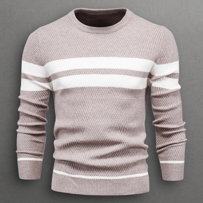 Herrenpullover mit Streifen Ivano – Bild 4