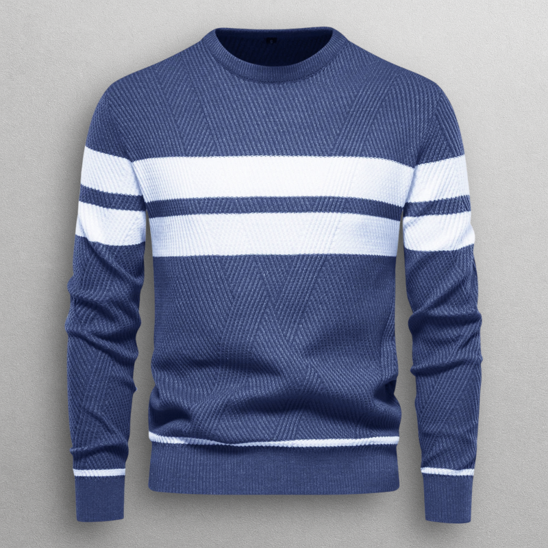 Herrenpullover mit Streifen Ivano – Bild 7