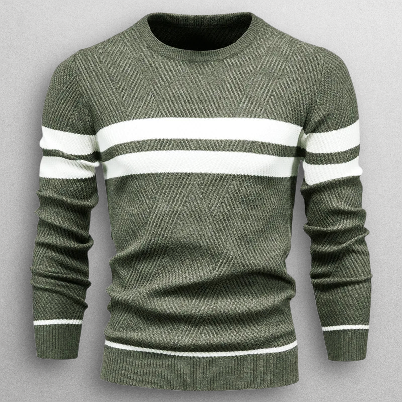 Herrenpullover mit Streifen Ivano – Bild 2