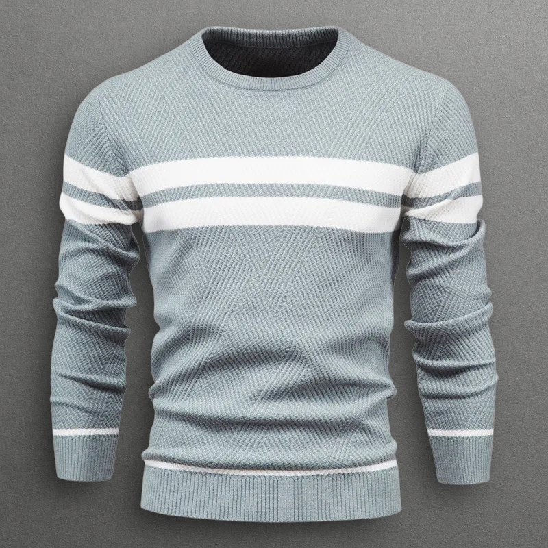 Herrenpullover mit Streifen Ivano – Bild 3