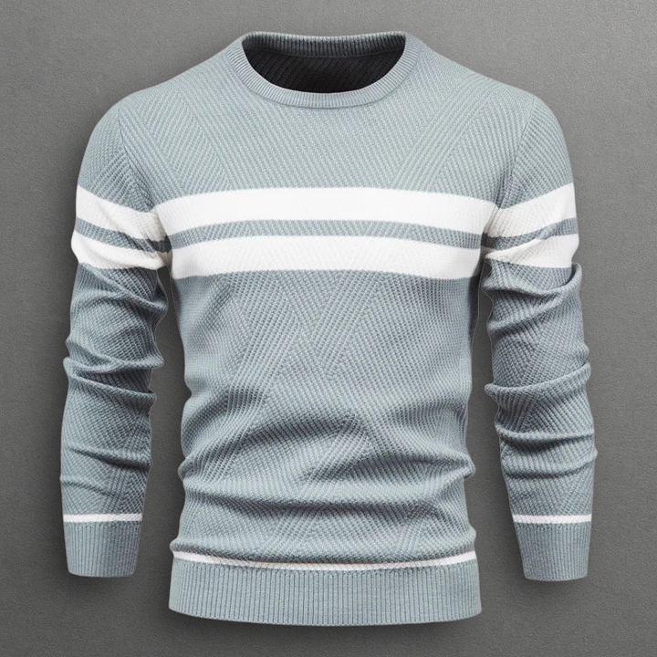 Herrenpullover mit Streifen Ivano – Bild 3