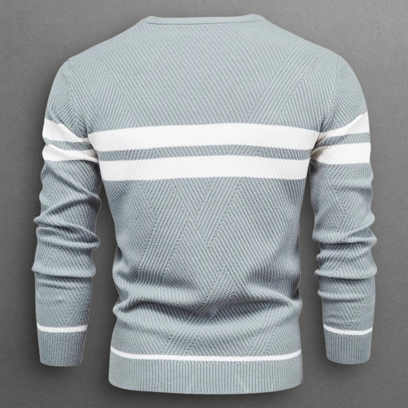 Herrenpullover mit Streifen Ivano – Bild 9