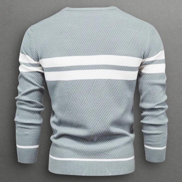 Herrenpullover mit Streifen Ivano – Bild 9