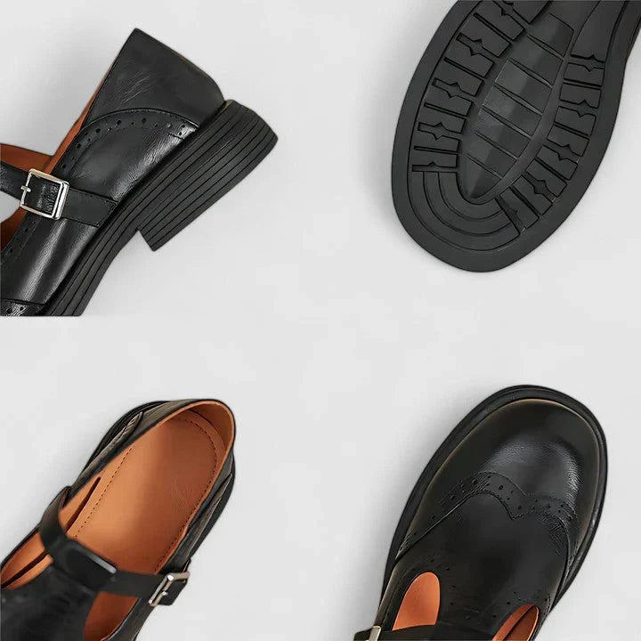 Klassische Mary Jane Schuhe Damen Louisa – Bild 6