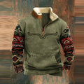 Robuster Pullover mit halbem Reißverschluss Herren Aurelio – Bild 2