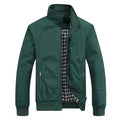 Englische Harrington-Jacke Herren Edoardo Grün – Weiss Modehaus