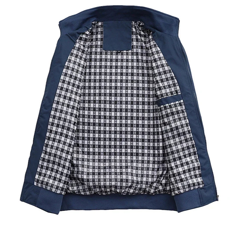Englische Harrington-Jacke Herren Edoardo – Bild 8