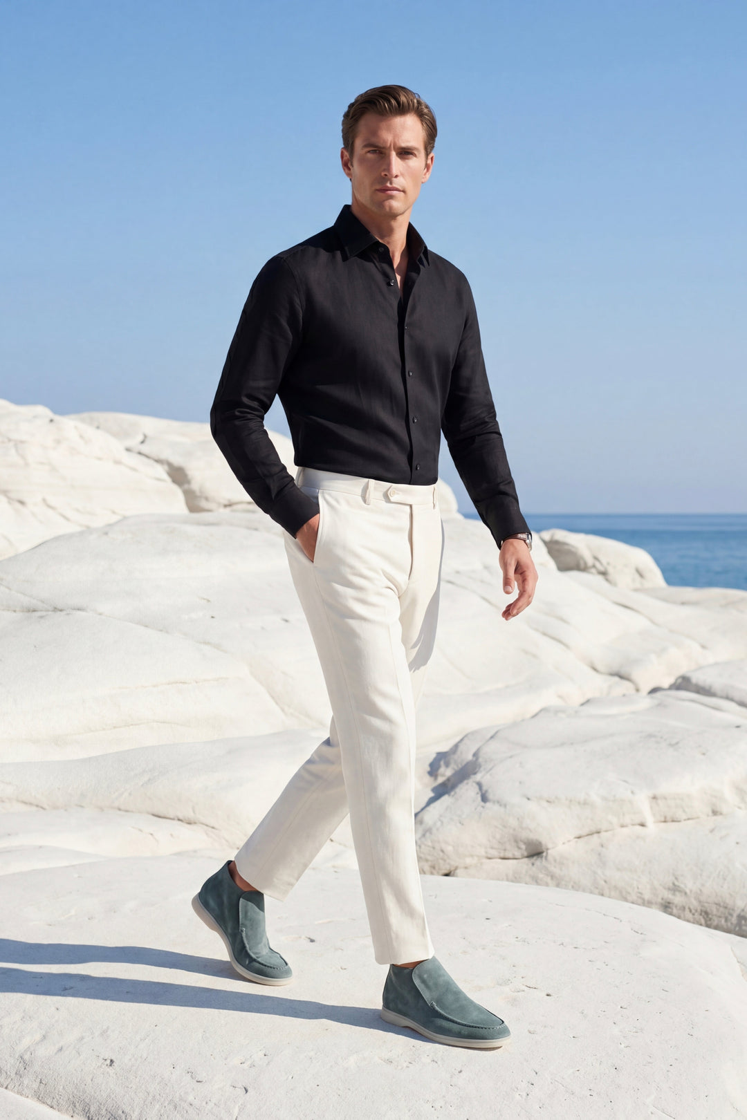 Konrad™ | Hoher Loafer Mintgrün