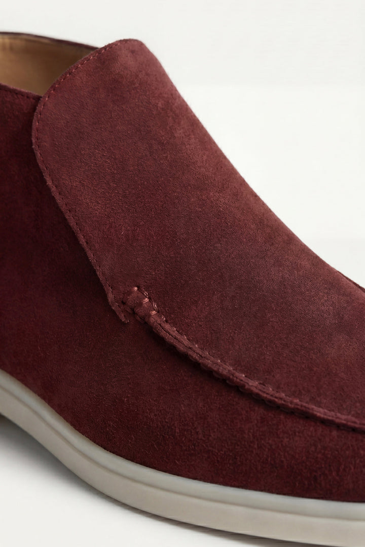Leopold™ | Hoher Loafer Bordeaux