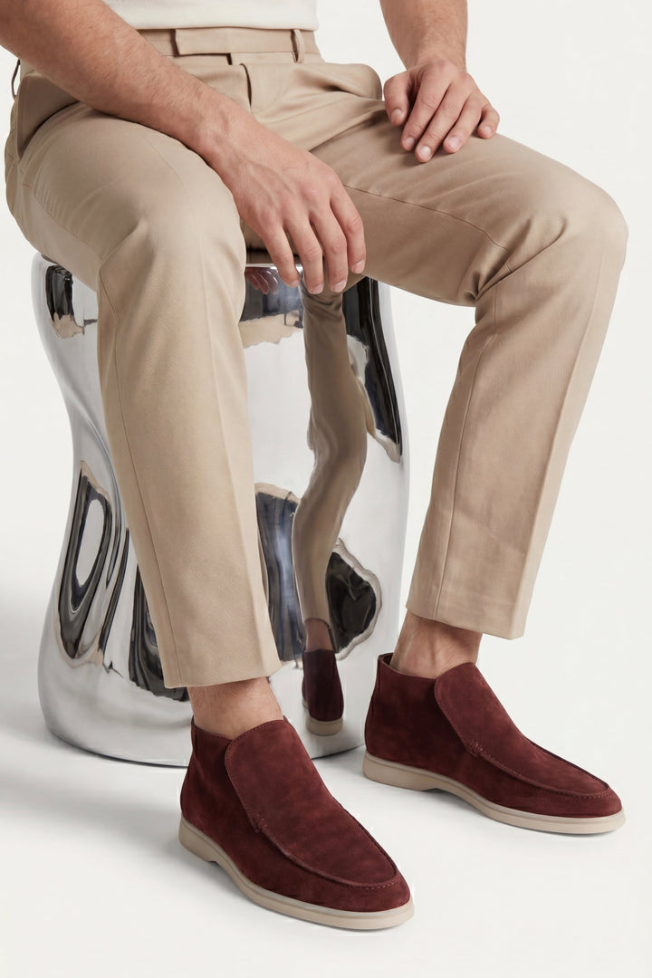 Leopold™ | Hoher Loafer Bordeaux