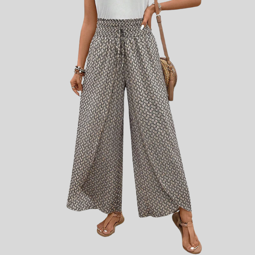 Weite, Entspannte Hose Sahara – Weiss Modehaus