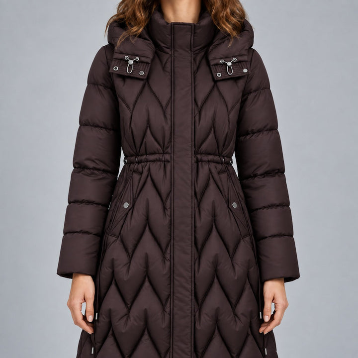 Maxi-Daunenjacke mit Taillierung Damen Lorella – Bild 8