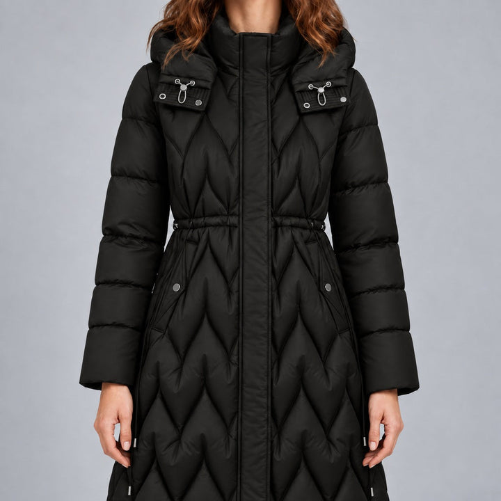 Maxi-Daunenjacke mit Taillierung Damen Lorella – Bild 10