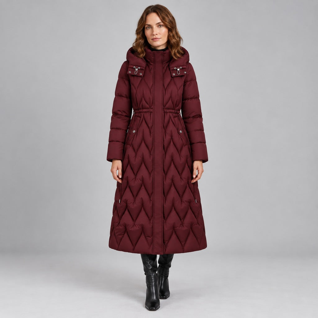 Maxi-Daunenjacke mit Taillierung Damen Lorella – Bild 3