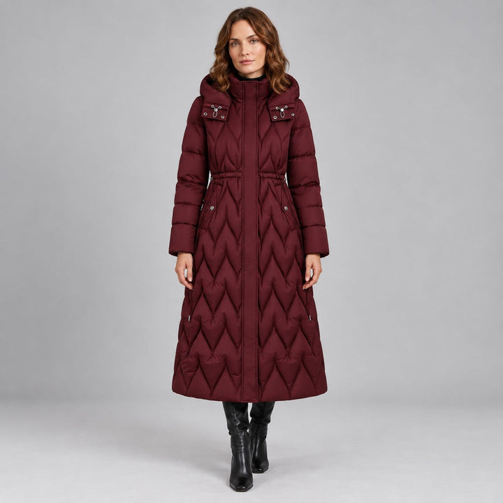 Maxi-Daunenjacke mit Taillierung Damen Lorella – Bild 3