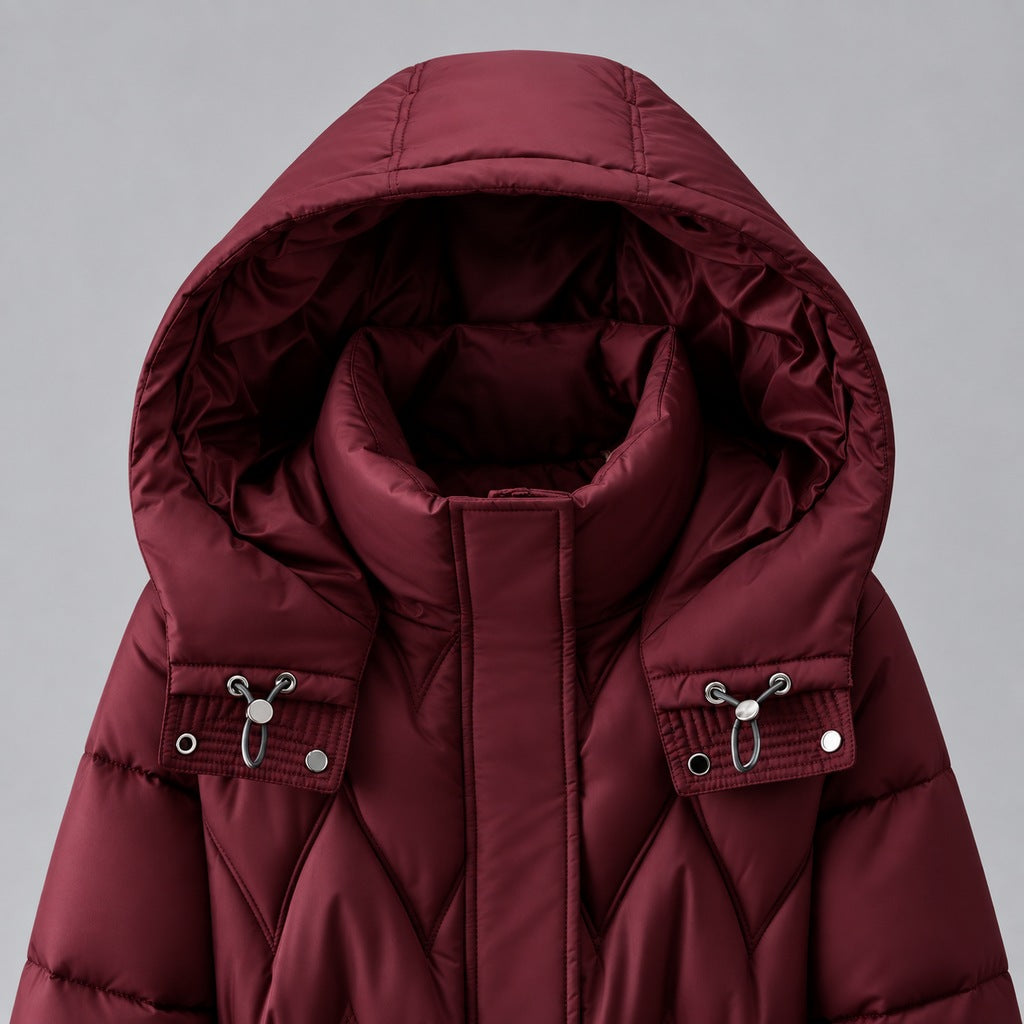 Maxi-Daunenjacke mit Taillierung Damen Lorella – Bild 5