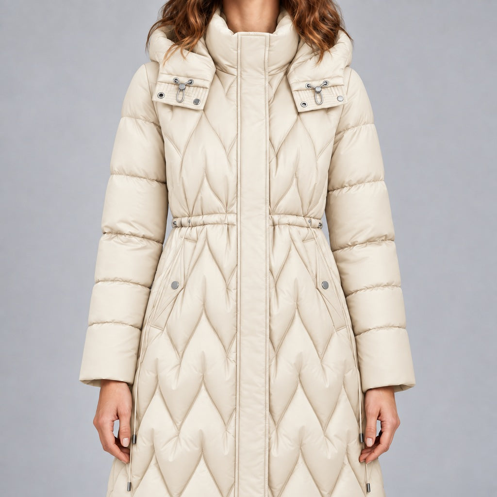Maxi-Daunenjacke mit Taillierung Damen Lorella – Bild 12