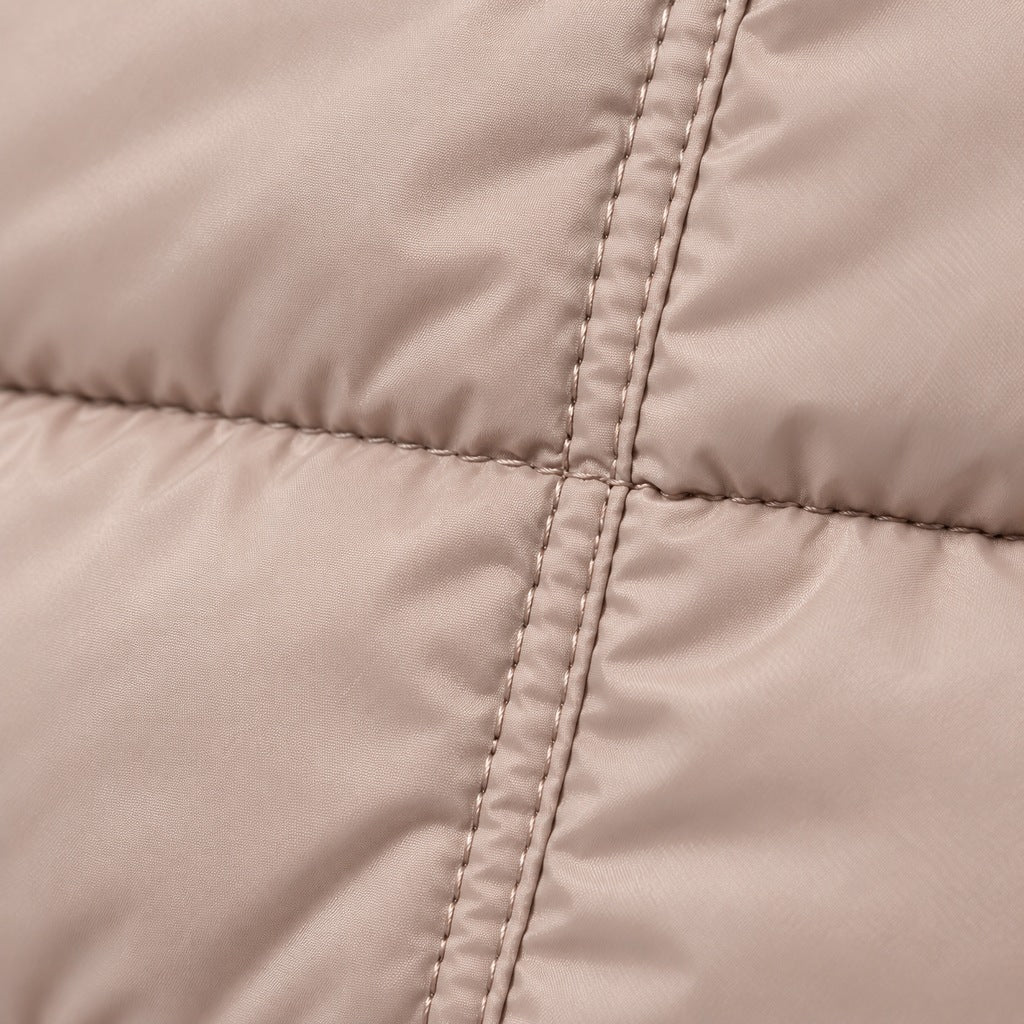 Kurze Steppjacke mit Futter aus Kunstpelz Damen Marta – Bild 6