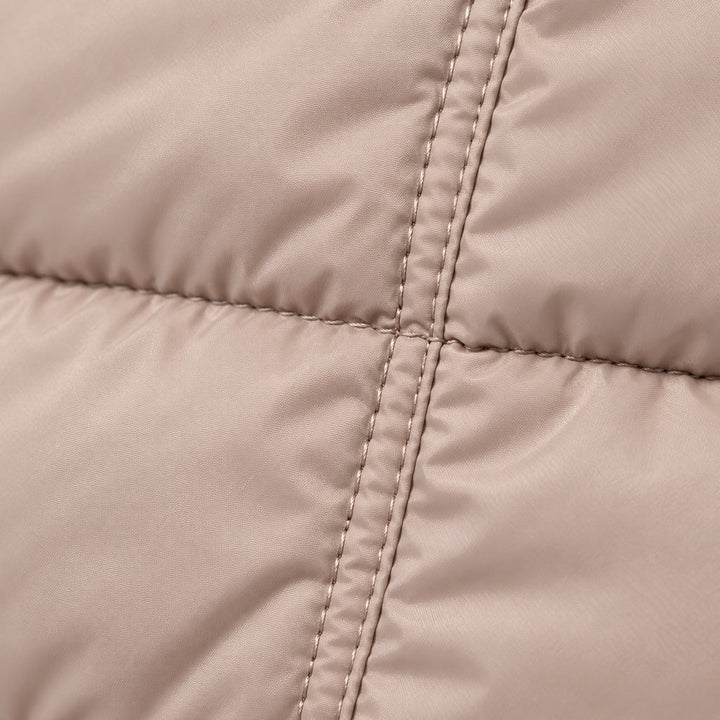 Kurze Steppjacke mit Futter aus Kunstpelz Damen Marta – Bild 6
