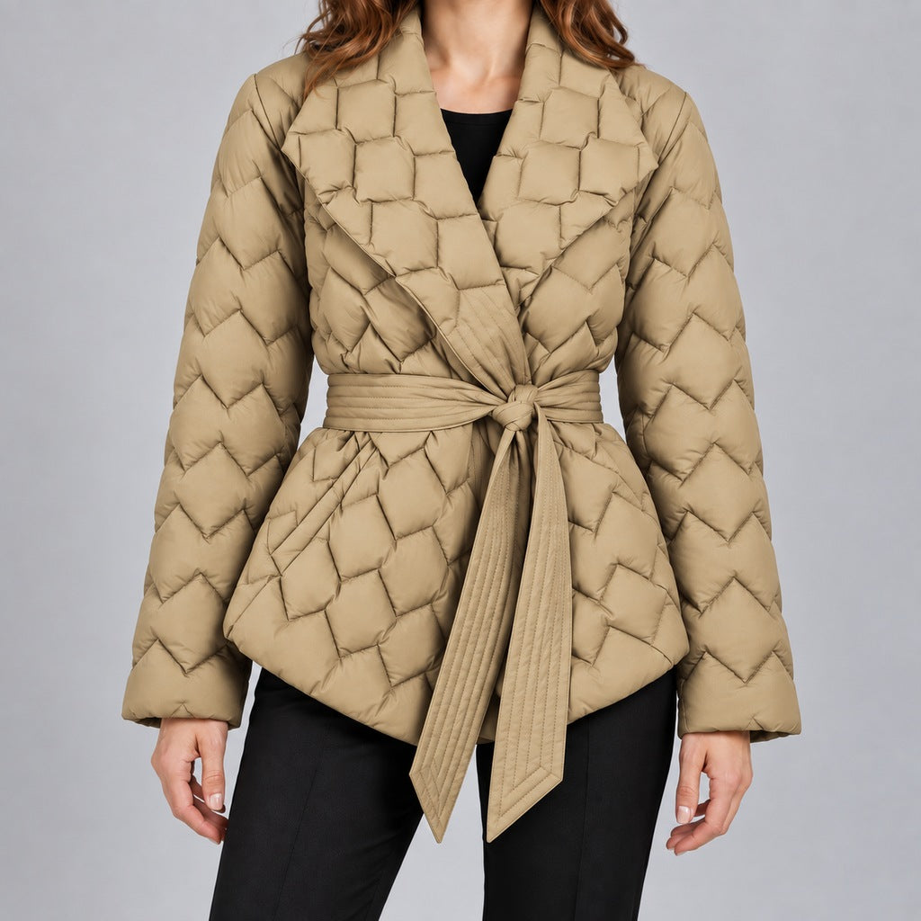 Steppjacke mit Gürtel Damen Mafalda – Bild 11