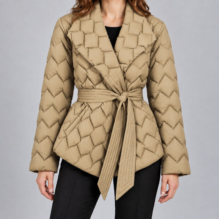 Steppjacke mit Gürtel Damen Mafalda – Bild 11