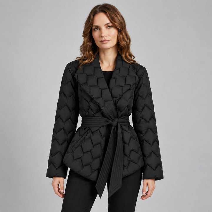 Steppjacke mit Gürtel Damen Mafalda – Bild 3
