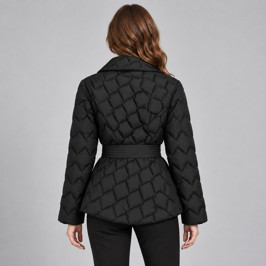 Steppjacke mit Gürtel Damen Mafalda – Bild 7
