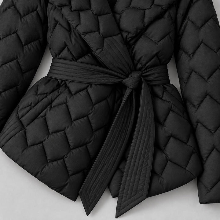 Steppjacke mit Gürtel Damen Mafalda – Bild 5