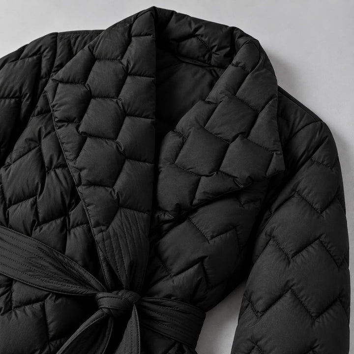 Steppjacke mit Gürtel Damen Mafalda – Bild 4