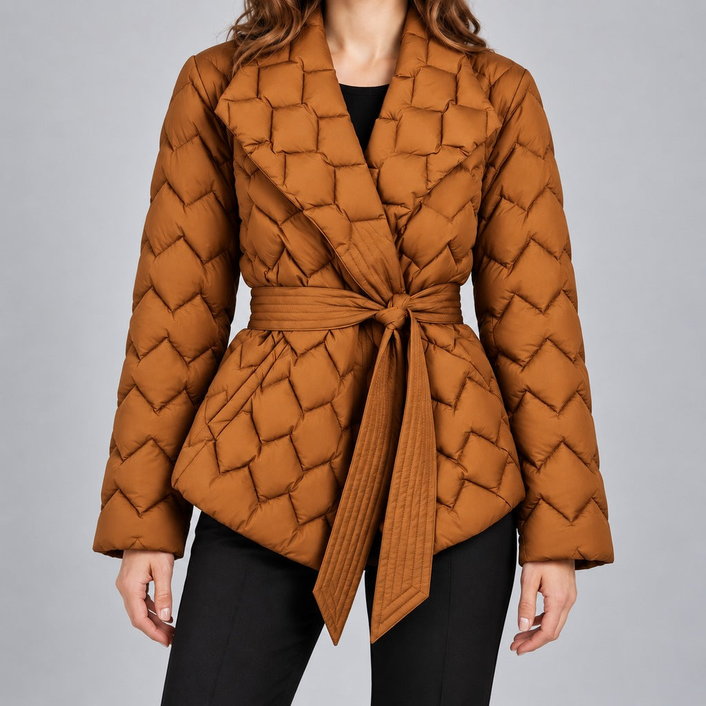 Steppjacke mit Gürtel Damen Mafalda – Bild 8