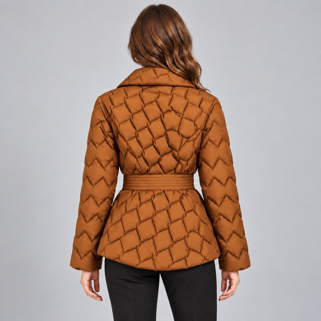 Steppjacke mit Gürtel Damen Mafalda – Bild 9