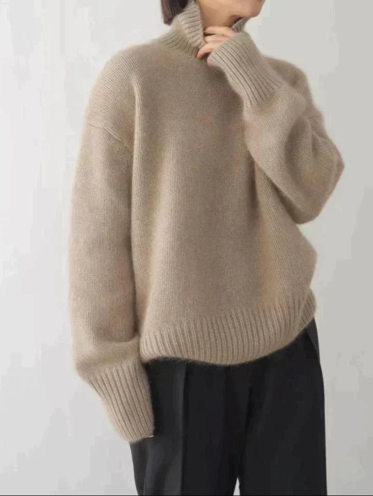Luxuriöser Kaschmir Rollkragenpullover Amaya – Bild 6
