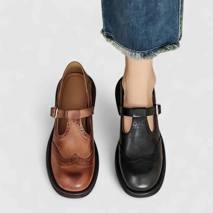 Klassische Mary Jane Schuhe Damen Louisa – Bild 5