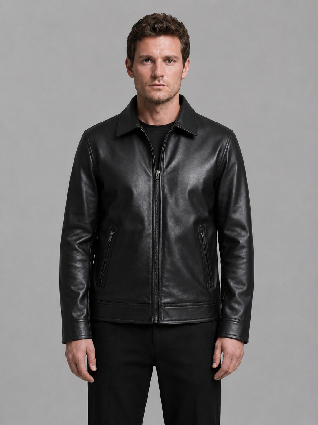 Herren Lederjacke Benedetto – Bild 2
