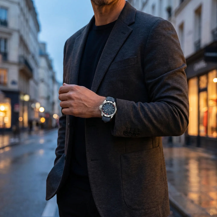 Marius™ | Sportliche Uhr mit Leuchtzifferblatt