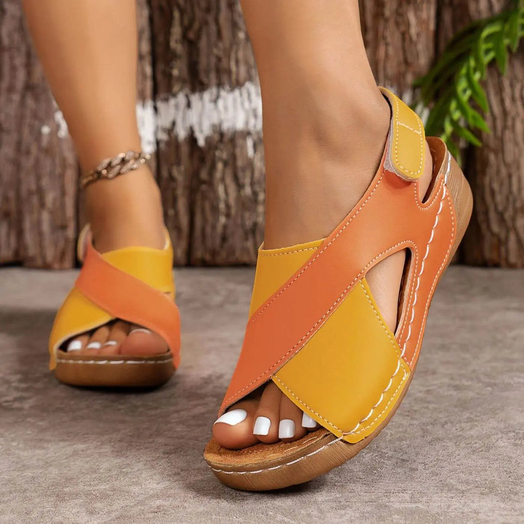 Orthopädische Sandalen mit offener Spitze Nicole – Bild 2