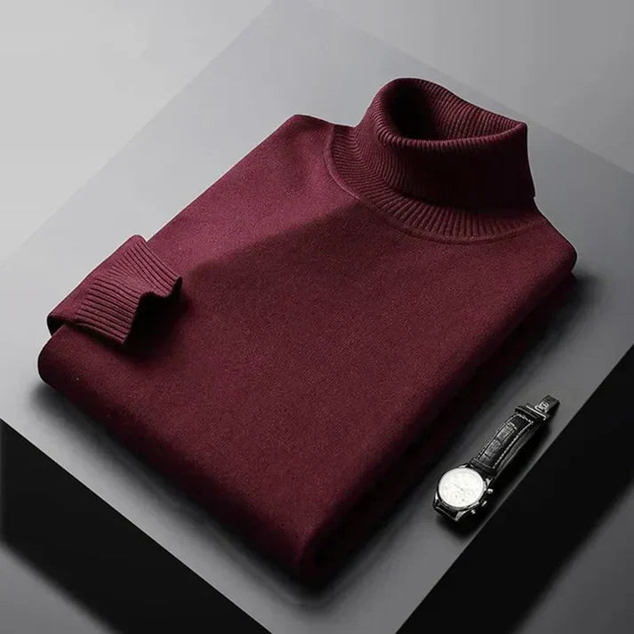 Feinstrick Rollkragenpullover für Herren Manfredi – Bild 6