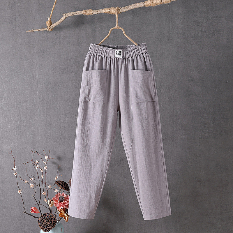Entspannte Hosen mit Taschen Damen Alyra – Bild 4