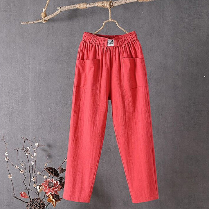 Entspannte Hosen mit Taschen Damen Alyra – Bild 5