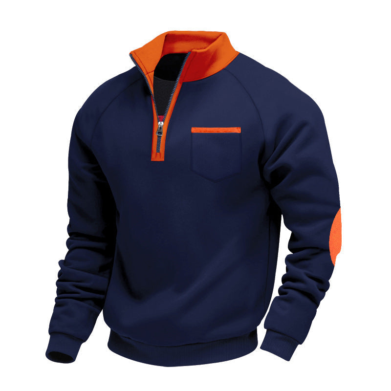 Herren Fleece Pullover mit halbem Reißverschluss Ciro – Bild 3