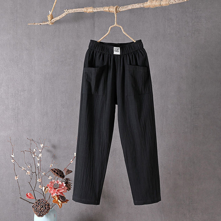 Entspannte Hosen mit Taschen Damen Alyra – Bild 6
