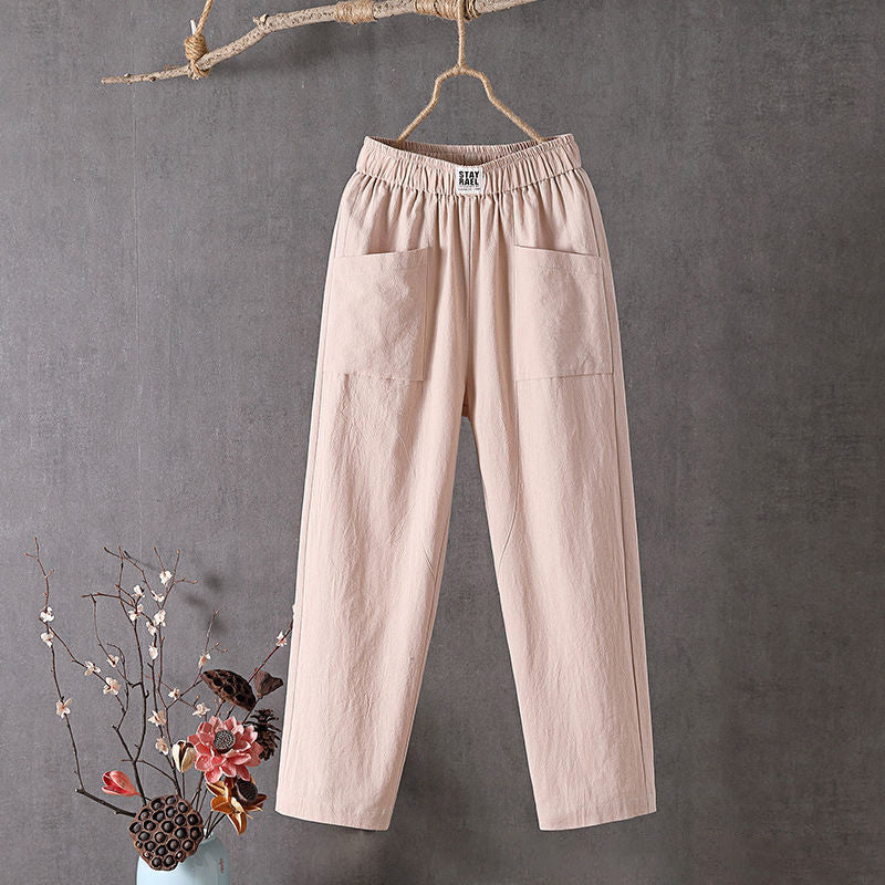 Entspannte Hosen mit Taschen Damen Alyra – Bild 3