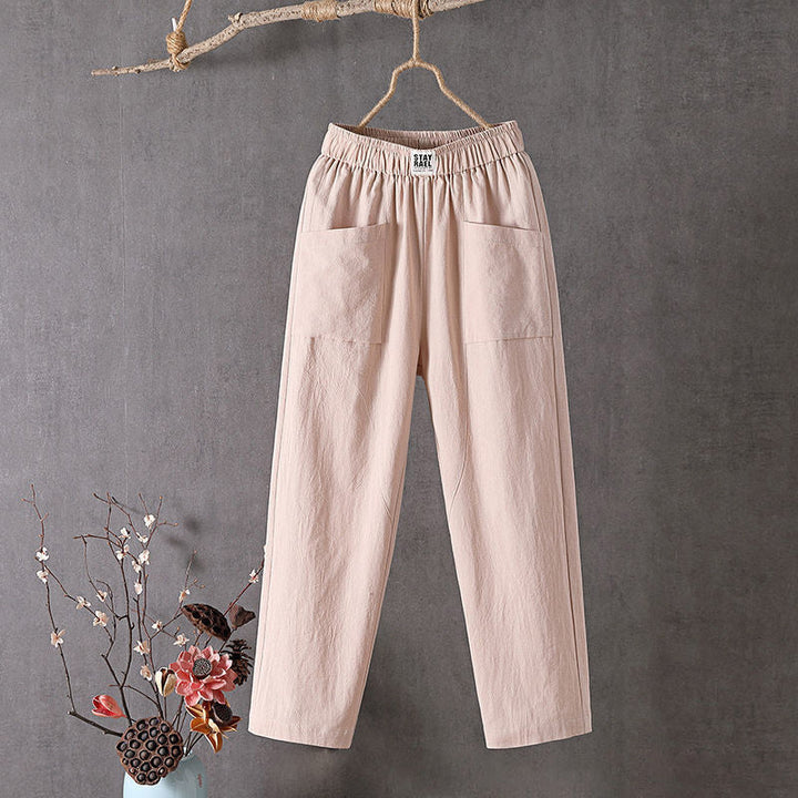 Entspannte Hosen mit Taschen Damen Alyra – Bild 3