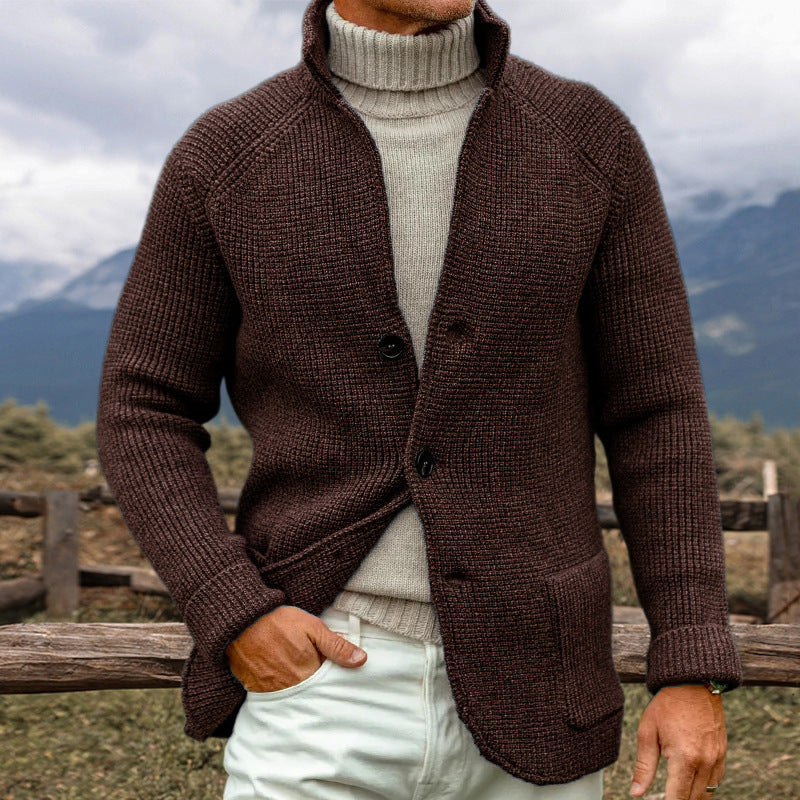 Thermischer Strickcardigan mit Taschen Damen – Bild 3