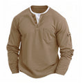 Moderne Langarmhemd Herren Folco – Bild 3